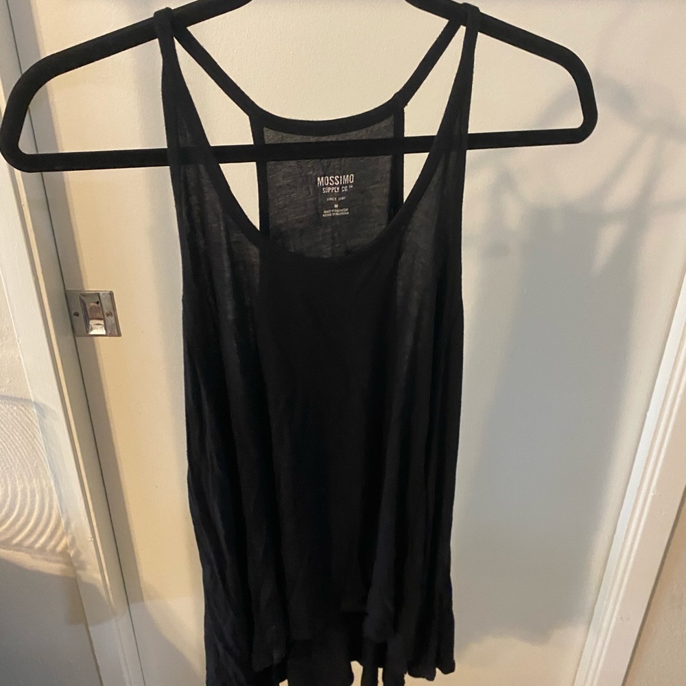 Black tank top